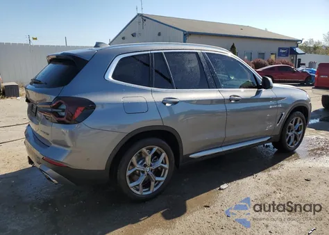 2023 BMW X3 xDrive30I из США, поврежденный, VIN 5UX53DP02P9R98375